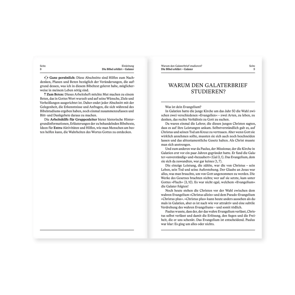Galater (Arbeitsheft) - Reihe: Die Bibel erklärt Galater (Arbeitsheft) - Reihe: Die Bibel erklärt