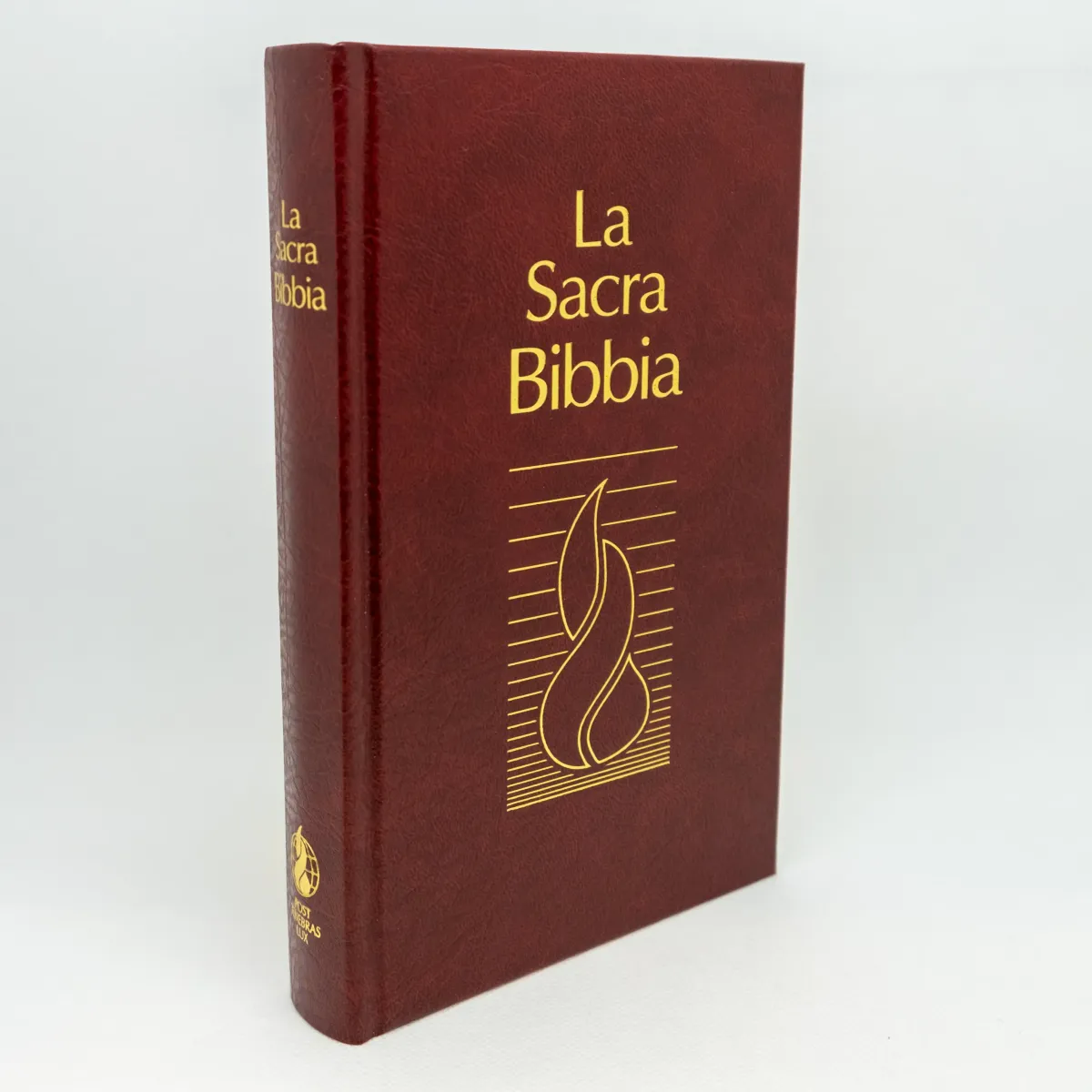Italien, Bible Nuova Riveduta - reliée grenat